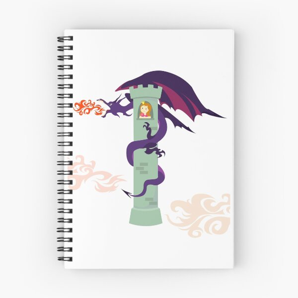 Item preview, A dragon and the princess in the tower designed and sold by VikaL.