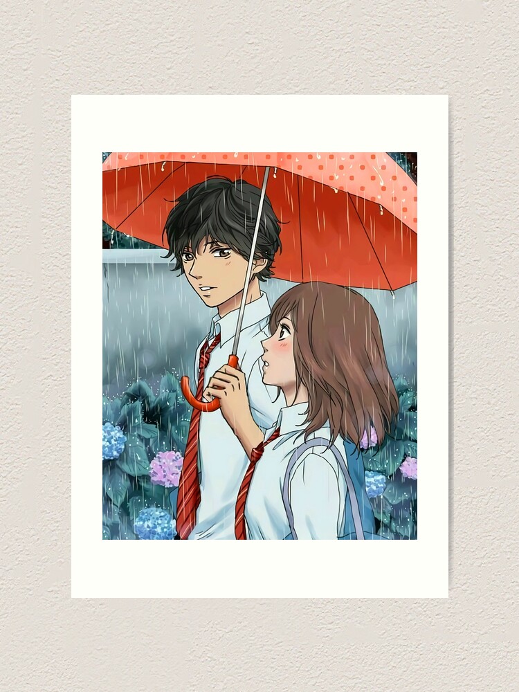 Ao Haru Ride Blue Spring Ride With Cat Poster for Sale by