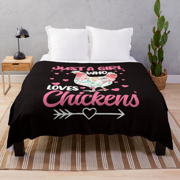 Item preview, Just a girl who loves chickens designed and sold by Sage86.
