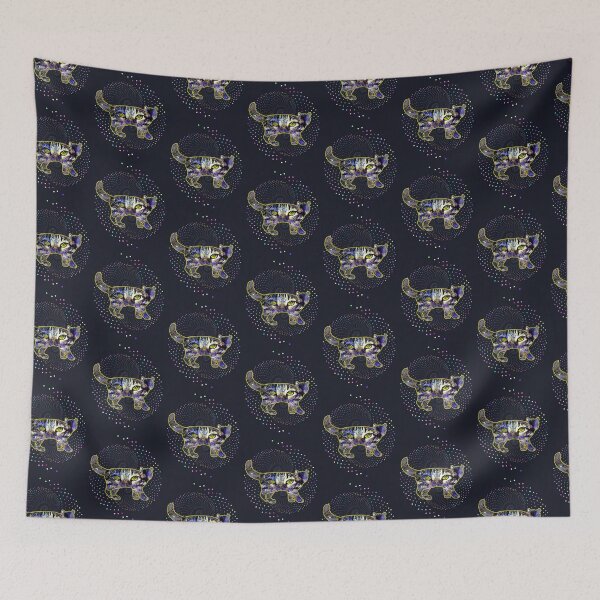 Item preview, Cat eyes geometric mandala scrubs designed and sold by linhkaphung.