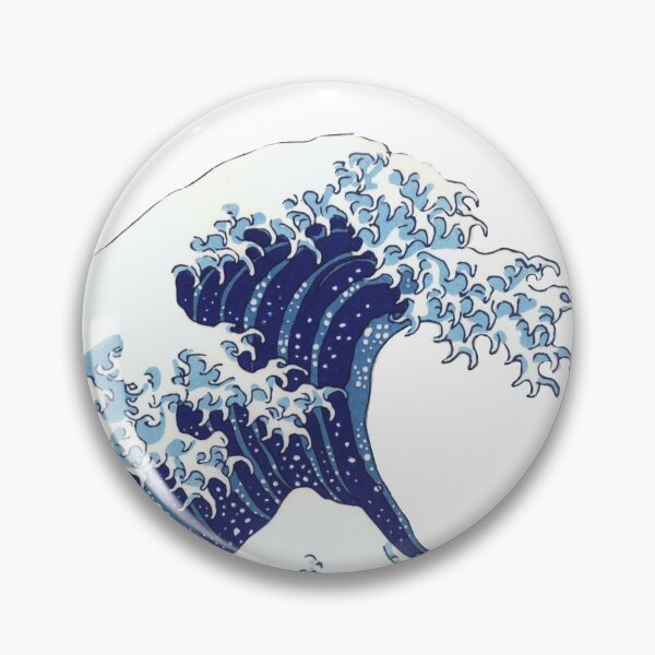 Item preview, The Great Wave Off Kanagawa by Katsushika Hokusai designed and sold by SimpleJoyStyle.