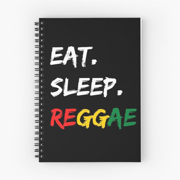 Item preview, Eat Sleep Reggae Distressed Reggae Lovers Design in Rasta Colors designed and sold by RastaColors.