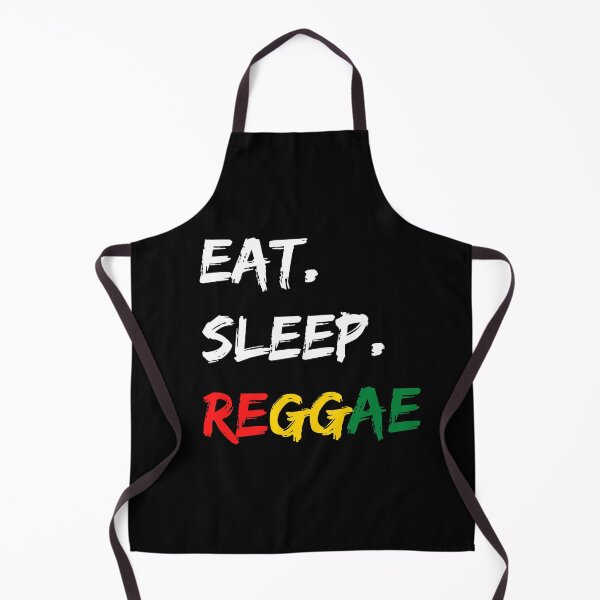 Artikelvorschau, Essen Sie Schlaf Reggae Distressed Reggae Lovers Design in Rasta Farben entworfen und verkauft von RastaColors.