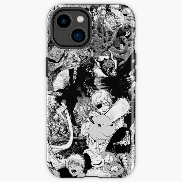 [ SALE ] Denji Collage Chainsaw Man Manga 01 iPhone Tough Case