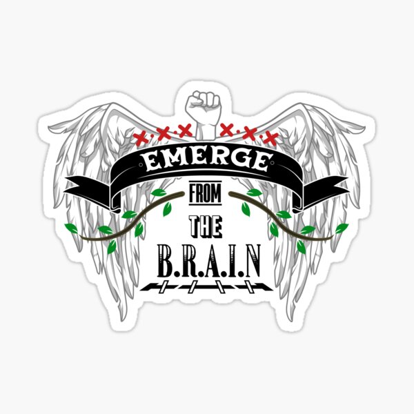Emerge from the Brain Sticker