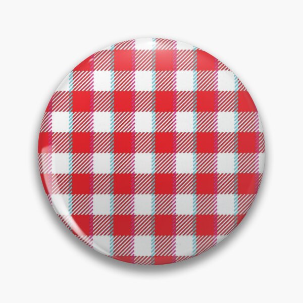 Item preview, red white gingham glitch designed and sold by frauenbrauen.