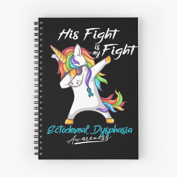 Item preview, Unicorn His Fight Is My Fight Ectodermal Dysphasia Awareness designed and sold by rechardtee.