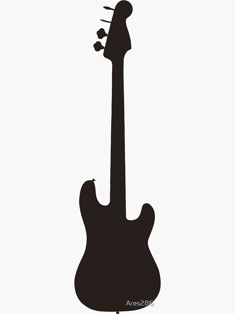 stringed bass silhouette