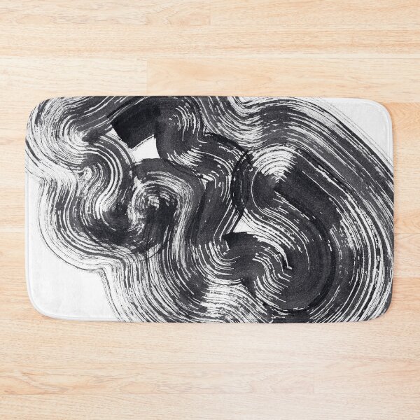 Item preview, ink explorations (051) - abstract black india ink painting designed and sold by expl-rations.