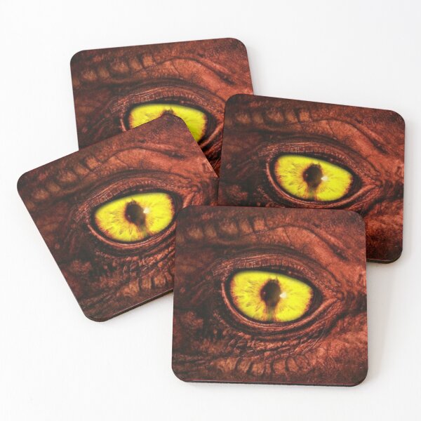 Item preview, Red Dragon Yellow Eye designed and sold by Rowena Jones.