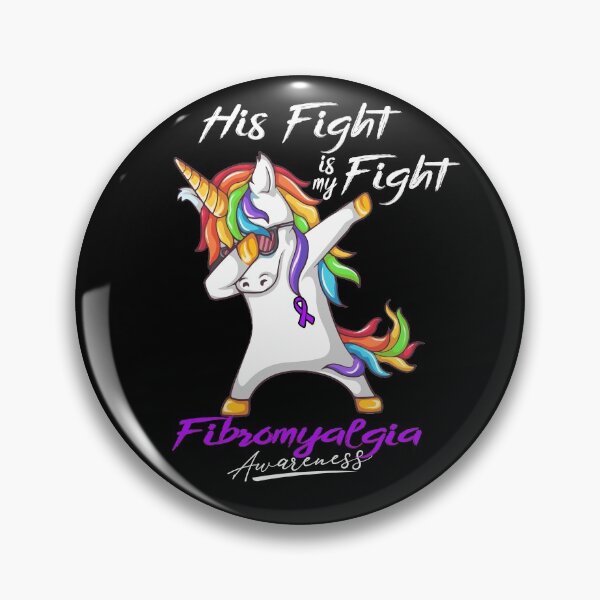 Item preview, Unicorn His Fight Is My Fight Fibromyalgia Awareness designed and sold by rechardtee.