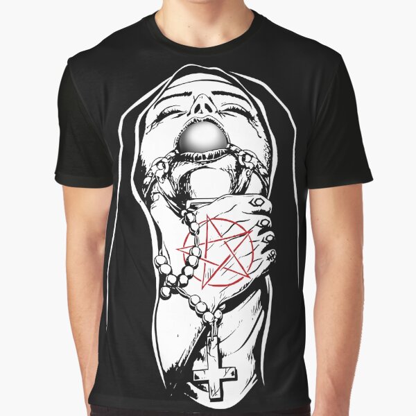 Nun Satan Graphic T-Shirt