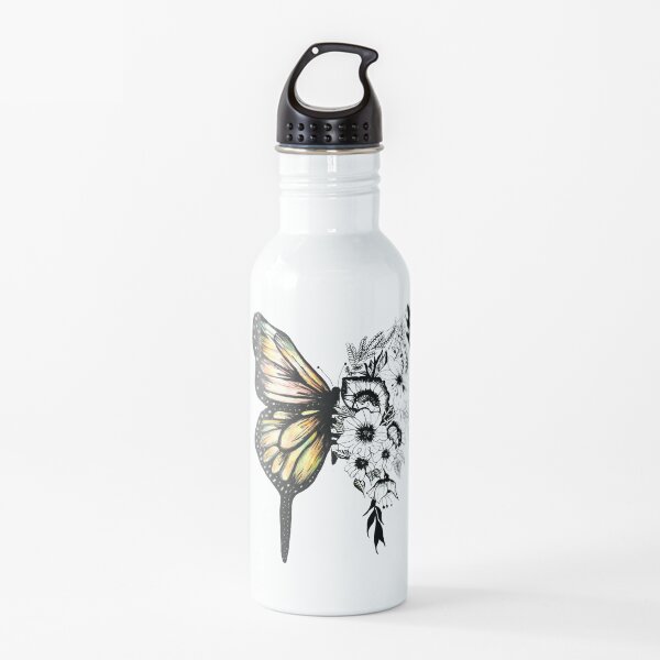Botella de agua «Mariposa en flor» de ECMazur | Redbubble Botella de agua «Mariposa en flor» de ECMazur | Redbubble