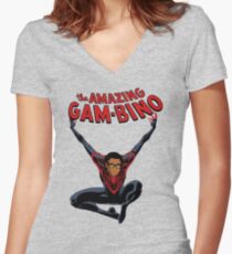 The Amazing Childish Gambino Women's Fitted V-Neck T-Shirt