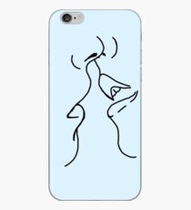 two lips kissing iPhone Case