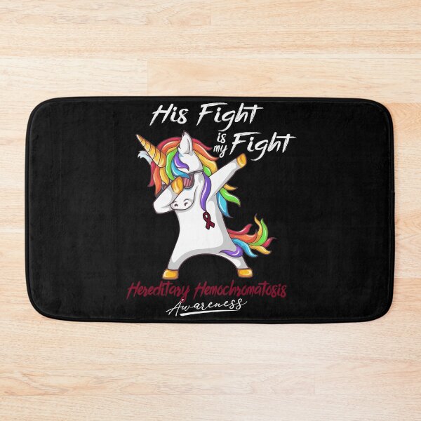 Item preview, Unicorn His Fight Is My Fight Hereditary Hemochromatosis Awareness designed and sold by rechardtee.