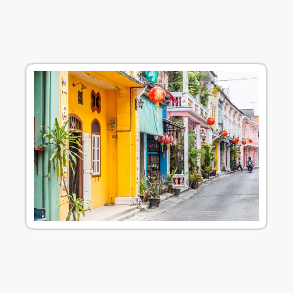 Item preview,  Sino Portuguese architecture in Soi Romanee. Many buildings have been restored. designed and sold by Kevin Hellon.