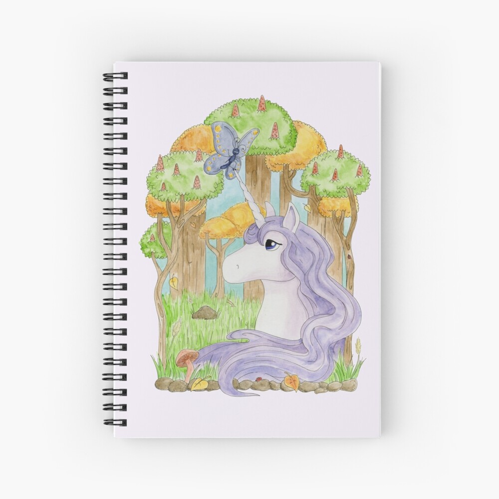 The Last Unicorn Spiral Notebook