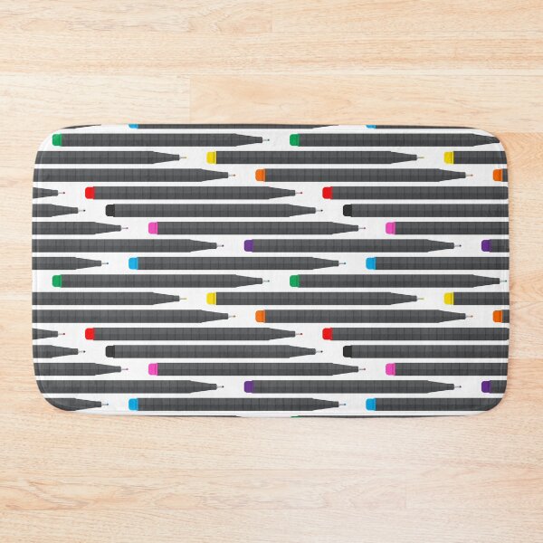 Item preview, Artist Grey White Fineliner Pens Pattern designed and sold by JessicaAmber.