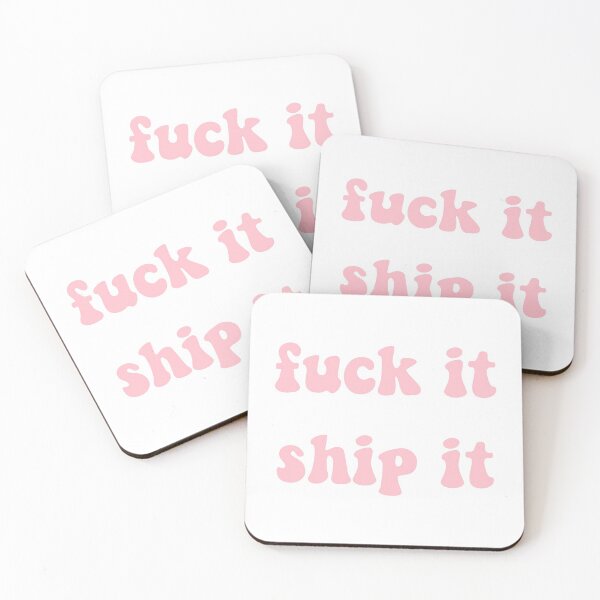 Item preview, Fuck It Ship It Pink Retro designed and sold by allymadethis.