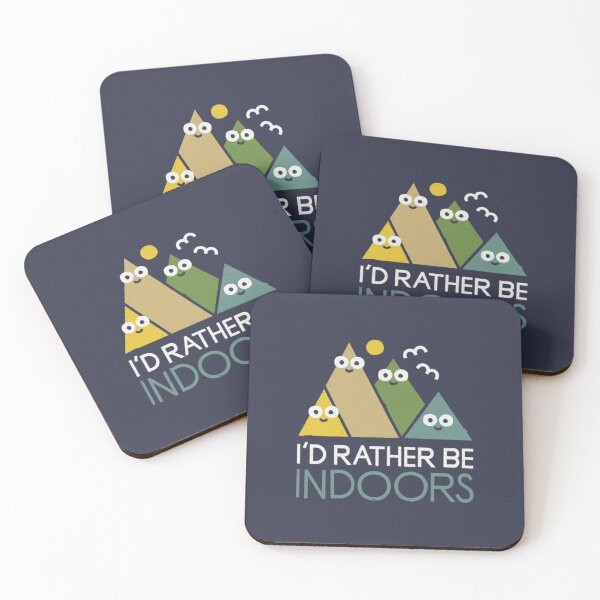 Item preview, I'd Rather be Indoors designed and sold by Caitlin Barlow-VanMeter.
