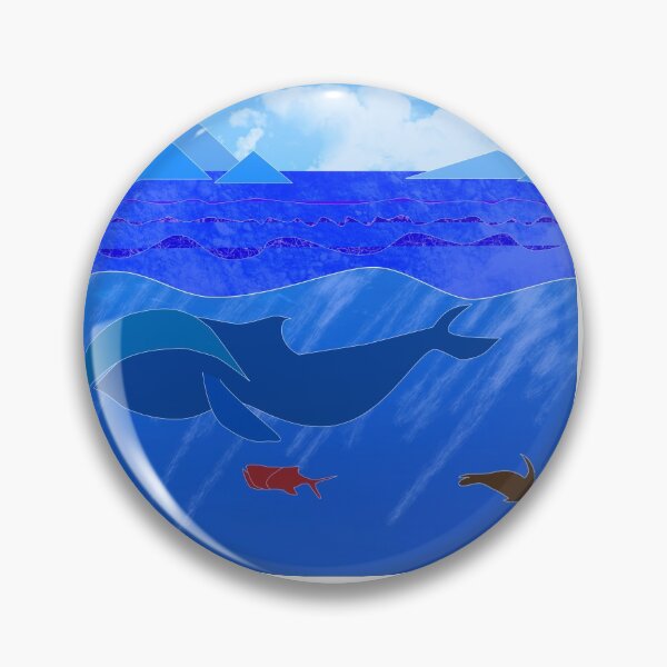 Item preview, A whale, a red fish, and a lost sea lion in Frenchman’s bay designed and sold by Dextergraphics.