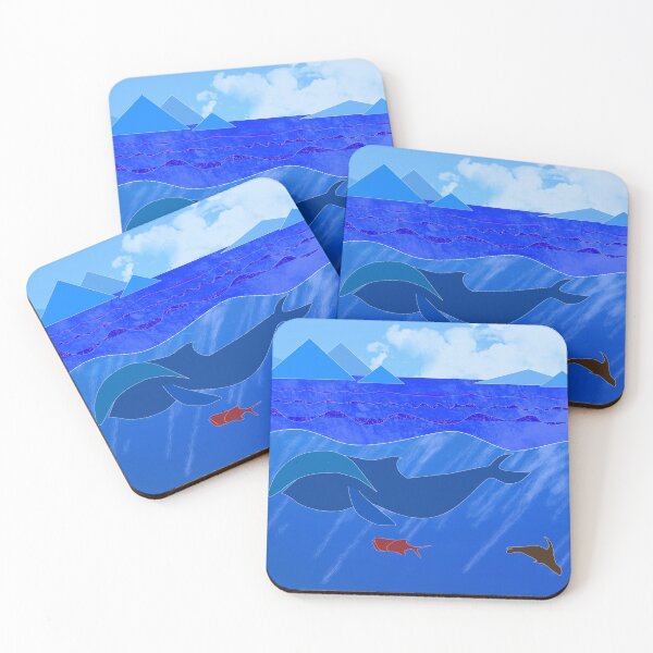 Item preview, A whale, a red fish, and a lost sea lion in Frenchman’s bay designed and sold by Dextergraphics.
