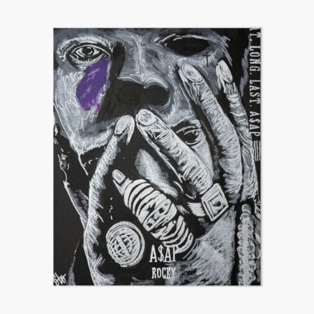 Asap Rocky Art Board Prints Redbubble