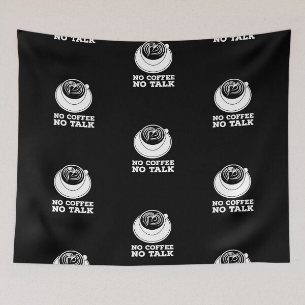Item preview, No coffee no talk, designed and sold by ImaginateStores.