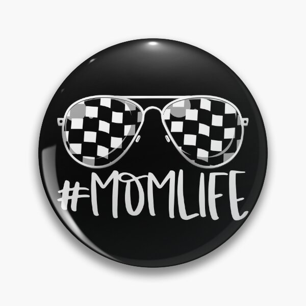 Artikelvorschau, Momlife Racing Flag Aviators Proud Car Driver Mom Life Gear entworfen und verkauft von DynamicDesign.