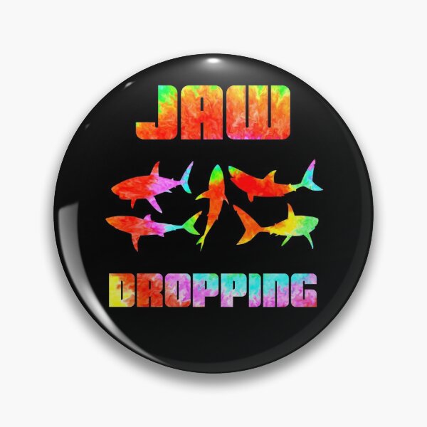Item preview, Jaw dropping Tie dye sharks  - tie dyed designed and sold by 1DaisyChainLane.