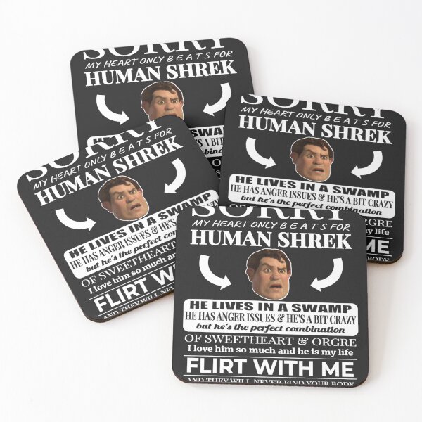 Item preview, Sorry My Heart Only Beats For Human Shrek designed and sold by DrDavionWest.