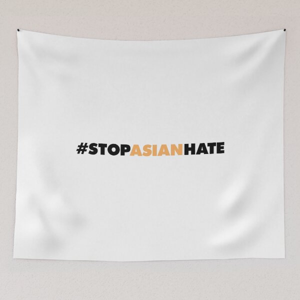 Item preview, Stop Asian Hate Hashtag designed and sold by designbychow.