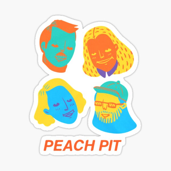 Peach Pit Stickers Redbubble
