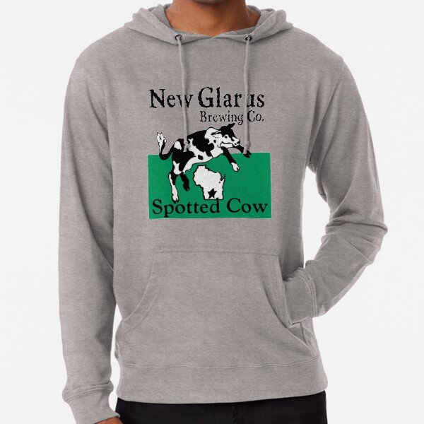 Spotted Cow New Glarus Brewery Lightweight Hoodie