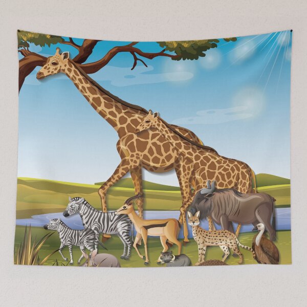 Item preview, Wildlife In Savanna designed and sold by EVERTEESLOVER.
