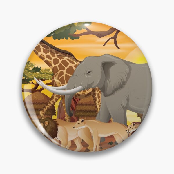 Item preview, Wildlife In Savanna designed and sold by EVERTEESLOVER.