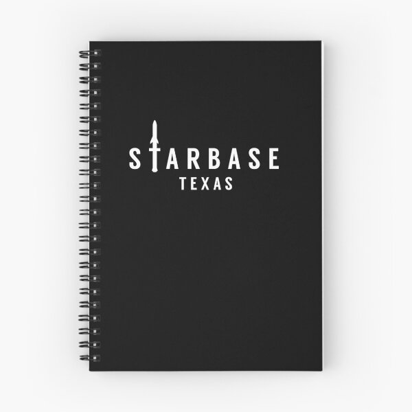 Aperçu de l'œuvre Starbase Texas avec Starship Sillhouette créée et vendue par brizodesign.