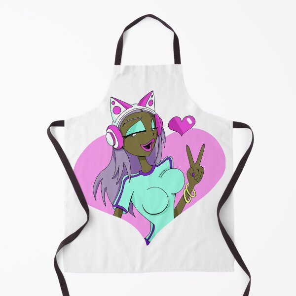 Item preview, Good Vibes Only. Purple-Haired Catgirl designed and sold by inkandpink.