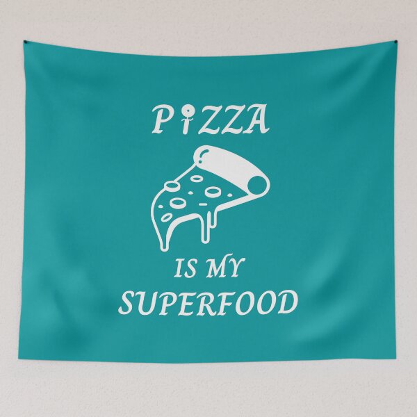 Item preview, Pizza Is My Superfood: Turquoise Selection designed and sold by Intuitive Engines Apparel Co..