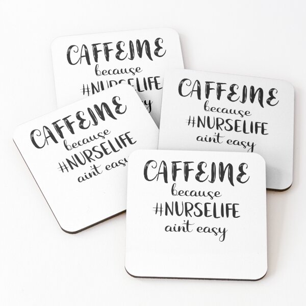 Item preview, Caffeine because nurse life ain't easy designed and sold by atihca.