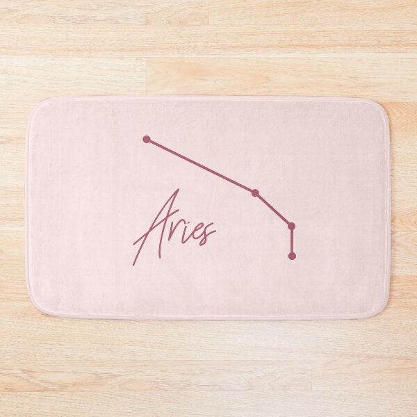 Item preview, Aries Zodiac Sign in Pink designed and sold by tinyteacups.