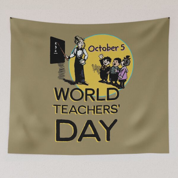 Item preview, World Teachers' Day designed and sold by sandpiperstudio.