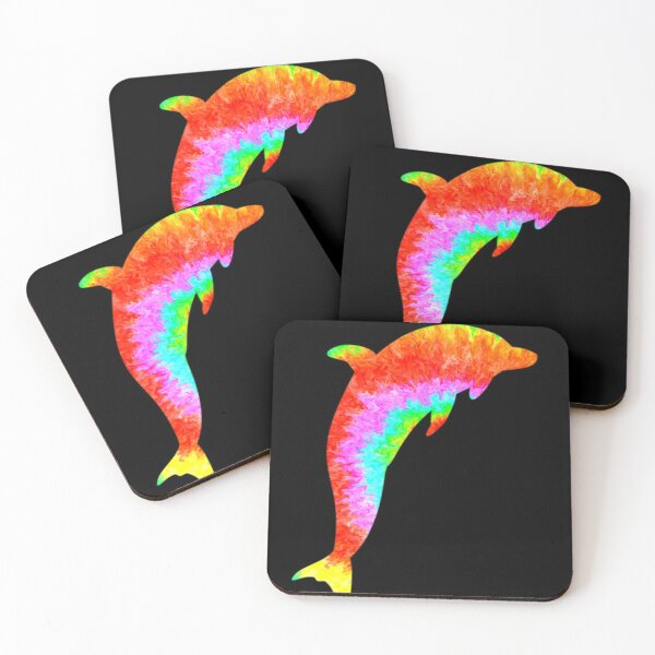 Item preview, Tie dye dolphin- dolphins designed and sold by 1DaisyChainLane.