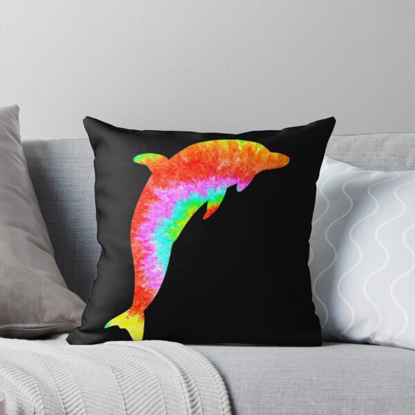 Item preview, Tie dye dolphin- dolphins designed and sold by 1DaisyChainLane.