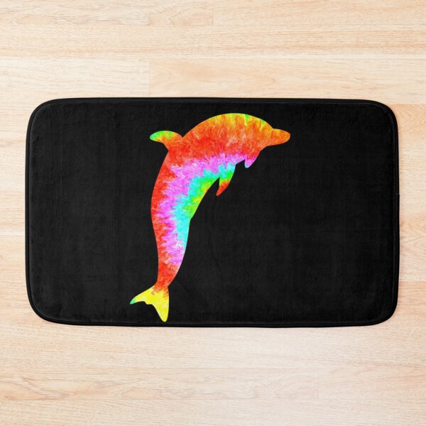 Item preview, Tie dye dolphin- dolphins designed and sold by 1DaisyChainLane.