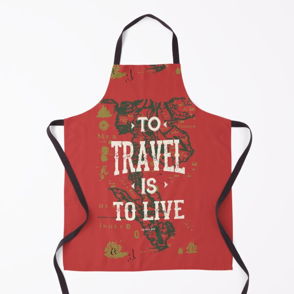 Item preview, To Travel is to Live (red) designed and sold by groovygear.