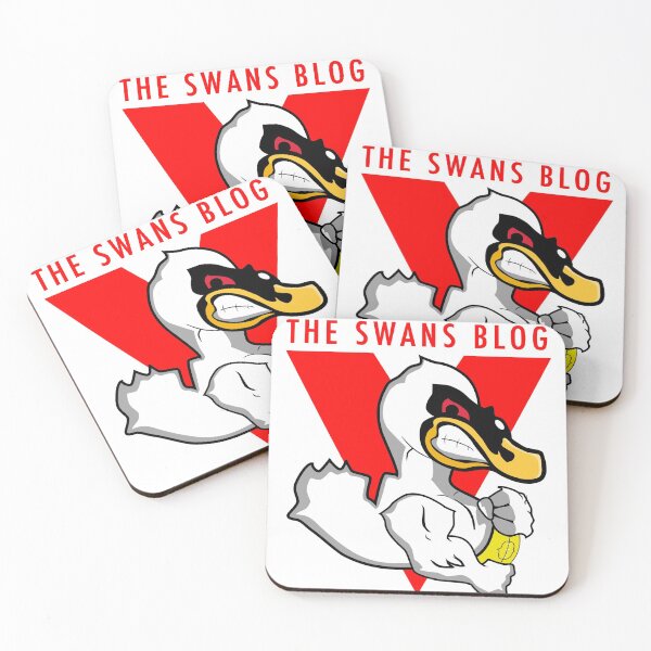 Item preview, The Swans Blog Title V on White designed and sold by theswansblog.