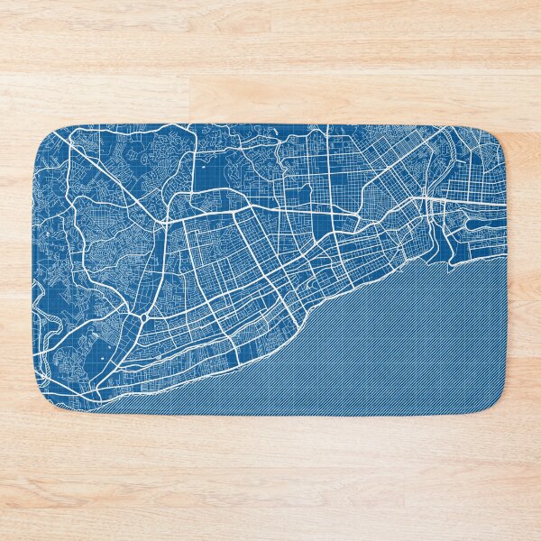 Item preview, Santo Domingo City Map of Dominican Republic - Blueprint designed and sold by deMAP.