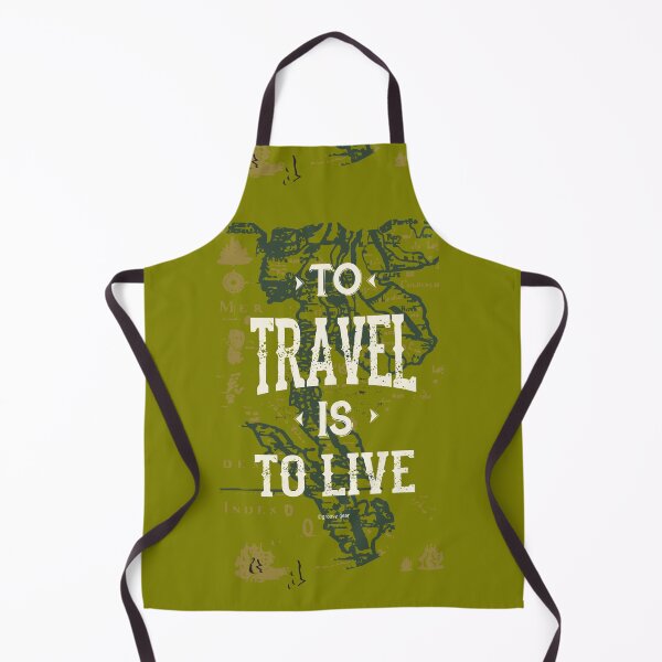 Item preview, To Travel is to Live (olive) designed and sold by groovygear.